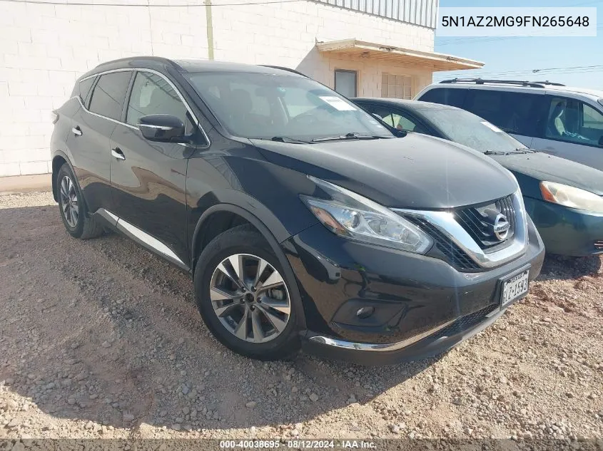 5N1AZ2MG9FN265648 2015 Nissan Murano Sv