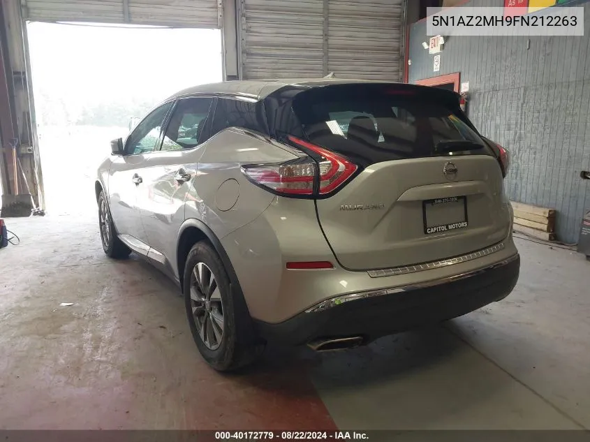 5N1AZ2MH9FN212263 2015 Nissan Murano S