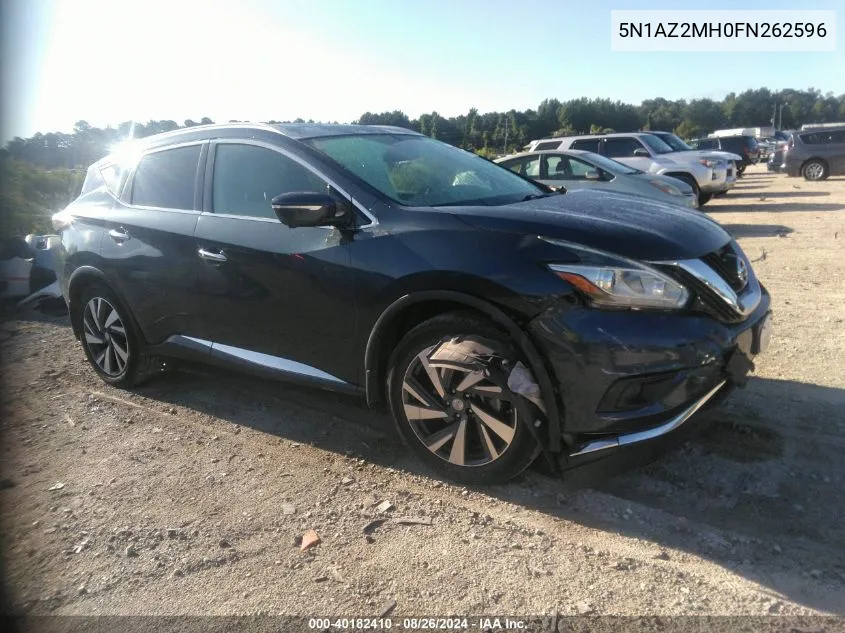 5N1AZ2MH0FN262596 2015 Nissan Murano Platinum