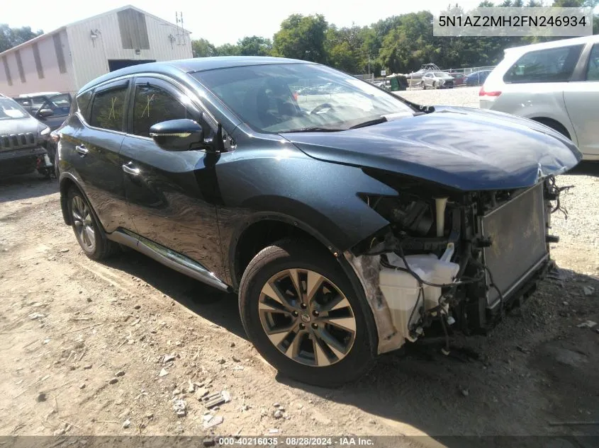 5N1AZ2MH2FN246934 2015 Nissan Murano Platinum/S/Sl/Sv