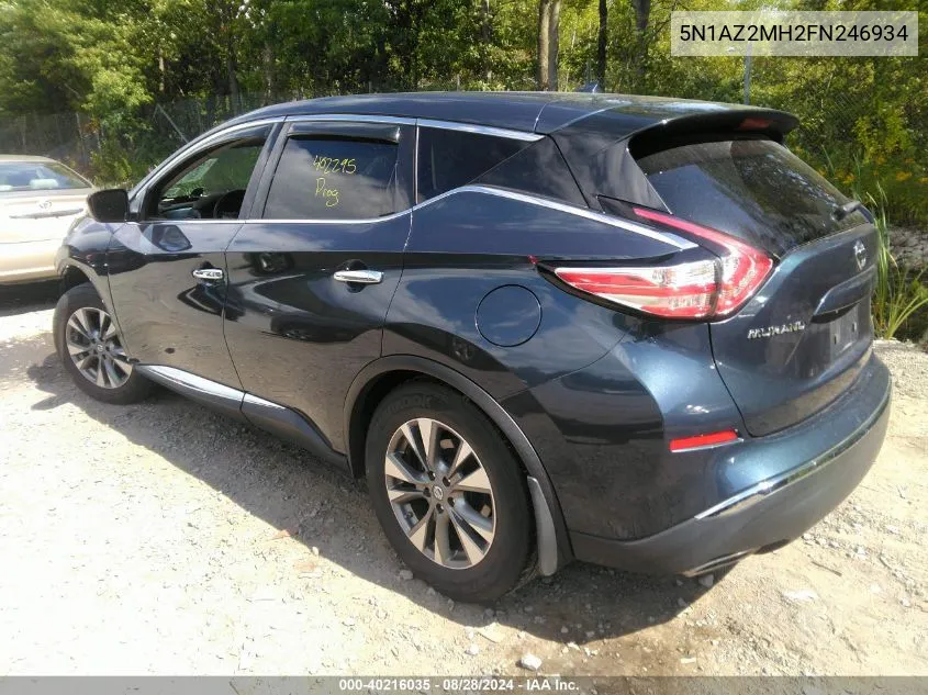 5N1AZ2MH2FN246934 2015 Nissan Murano Platinum/S/Sl/Sv