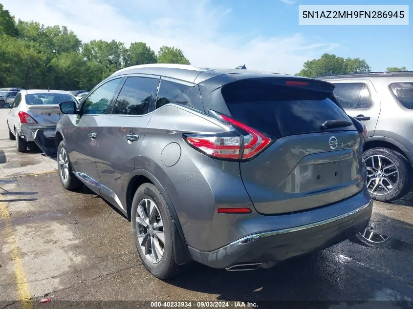 5N1AZ2MH9FN286945 2015 Nissan Murano Sl