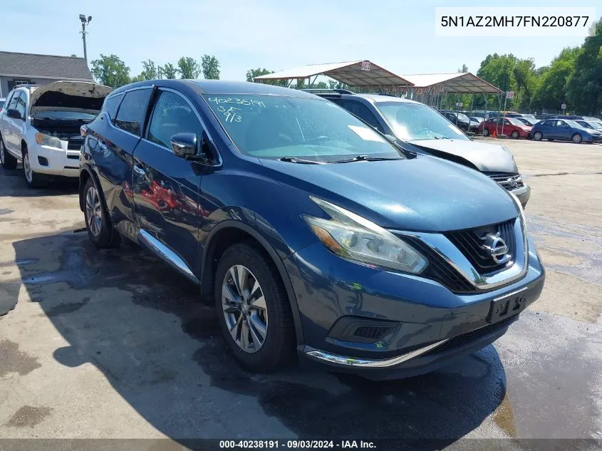 2015 Nissan Murano S VIN: 5N1AZ2MH7FN220877 Lot: 40238191