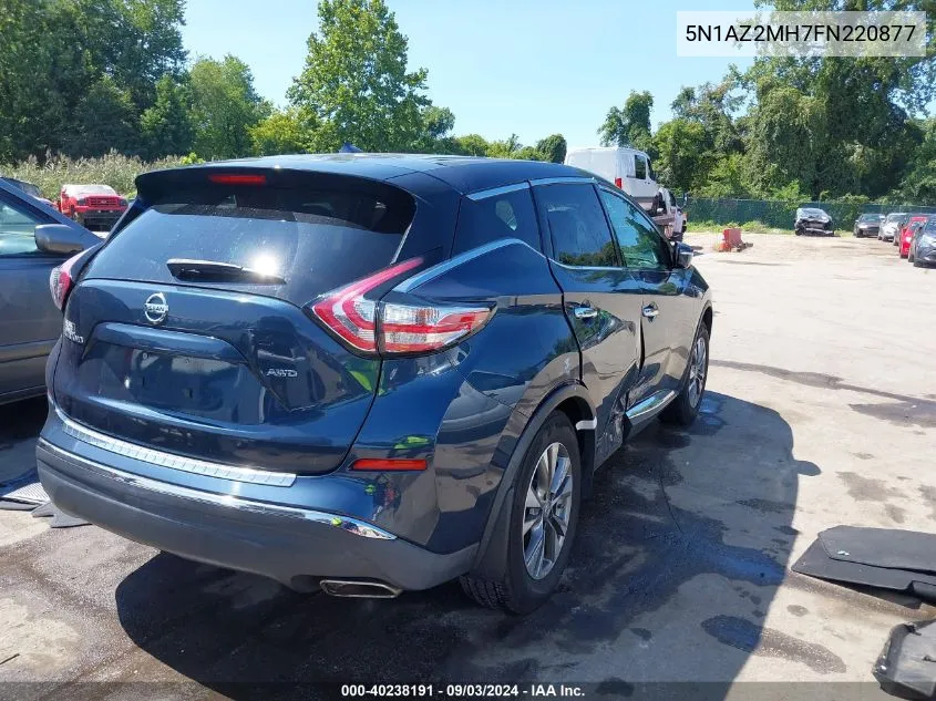 2015 Nissan Murano S VIN: 5N1AZ2MH7FN220877 Lot: 40238191