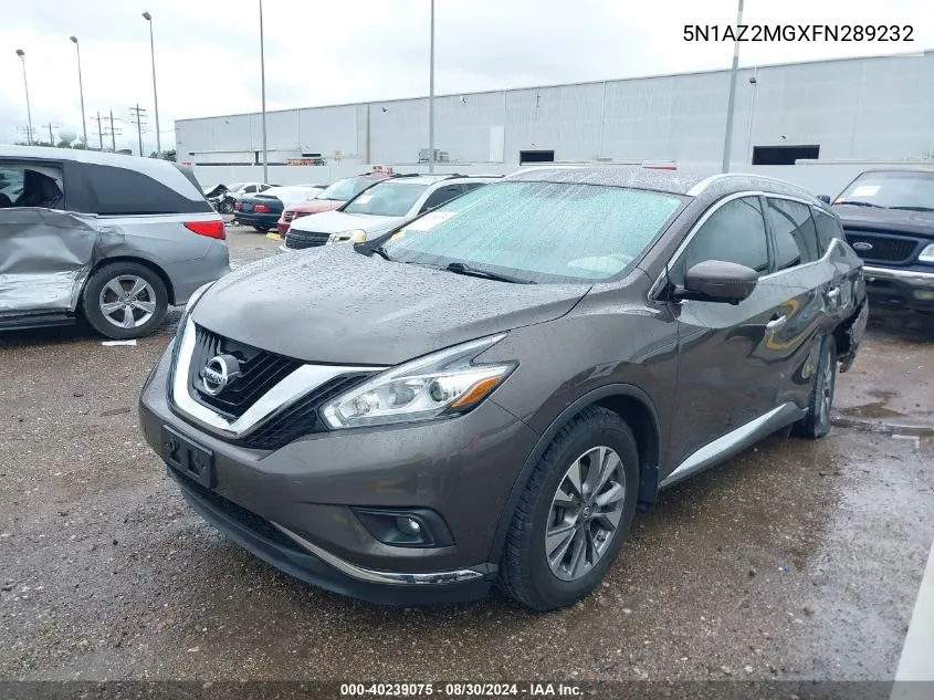 5N1AZ2MGXFN289232 2015 Nissan Murano Sl