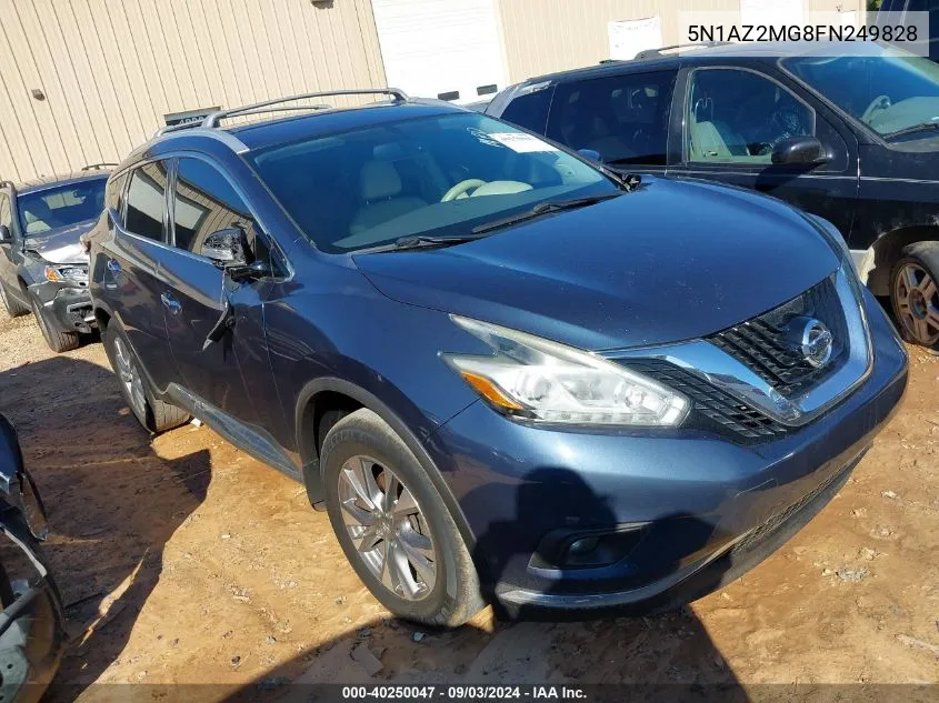 5N1AZ2MG8FN249828 2015 Nissan Murano Sl