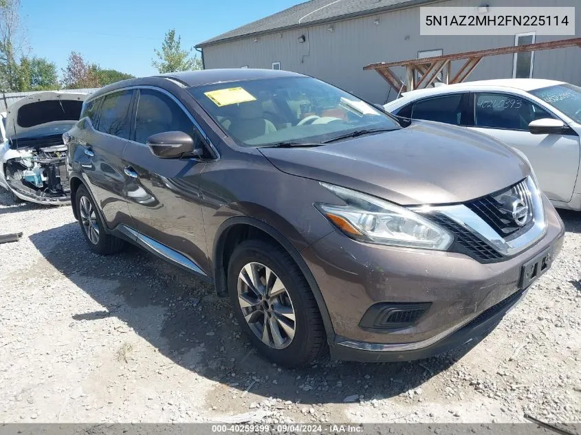 5N1AZ2MH2FN225114 2015 Nissan Murano S/Sl/Sv/Platinum