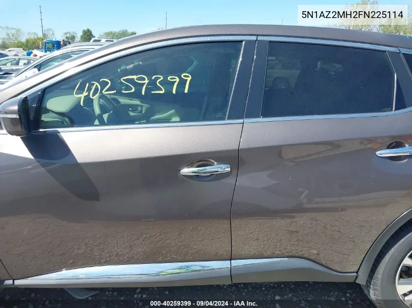 5N1AZ2MH2FN225114 2015 Nissan Murano S/Sl/Sv/Platinum