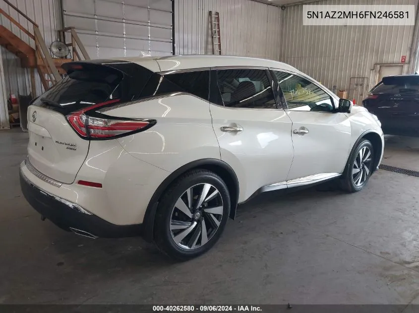 5N1AZ2MH6FN246581 2015 Nissan Murano Platinum/S/Sl/Sv