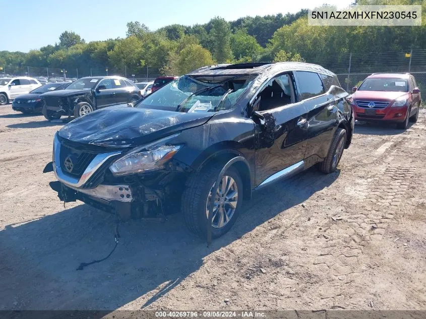 5N1AZ2MHXFN230545 2015 Nissan Murano Sl