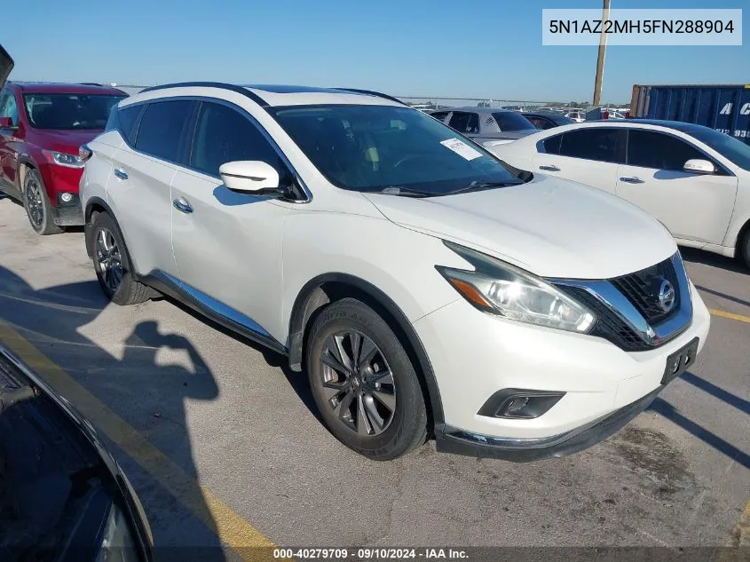 5N1AZ2MH5FN288904 2015 Nissan Murano S/Sl/Sv/Platinum