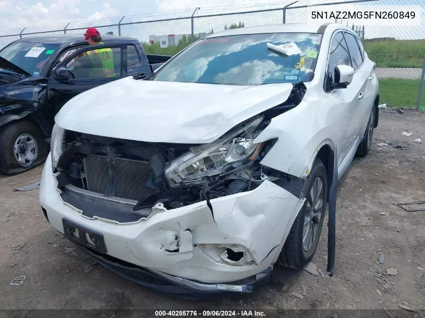 5N1AZ2MG5FN260849 2015 Nissan Murano S