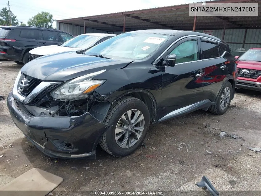 5N1AZ2MHXFN247605 2015 Nissan Murano S/Sl/Sv/Platinum