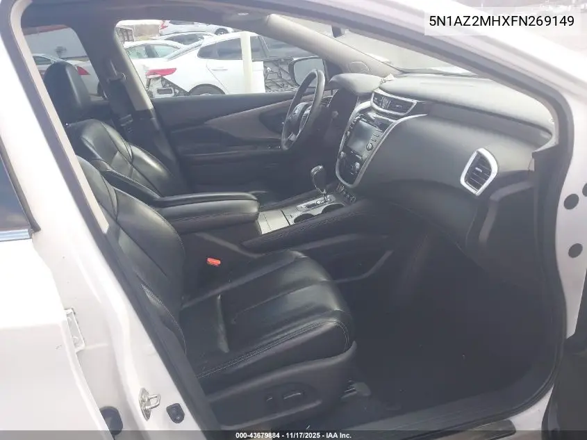 5N1AZ2MHXFN269149 2015 Nissan Murano Platinum