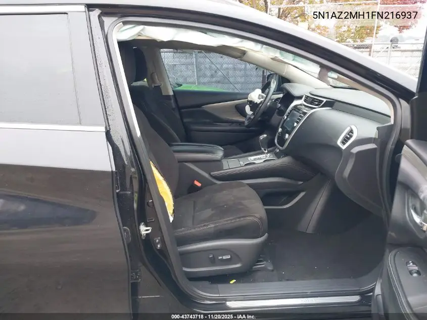 5N1AZ2MH1FN216937 2015 Nissan Murano Sv