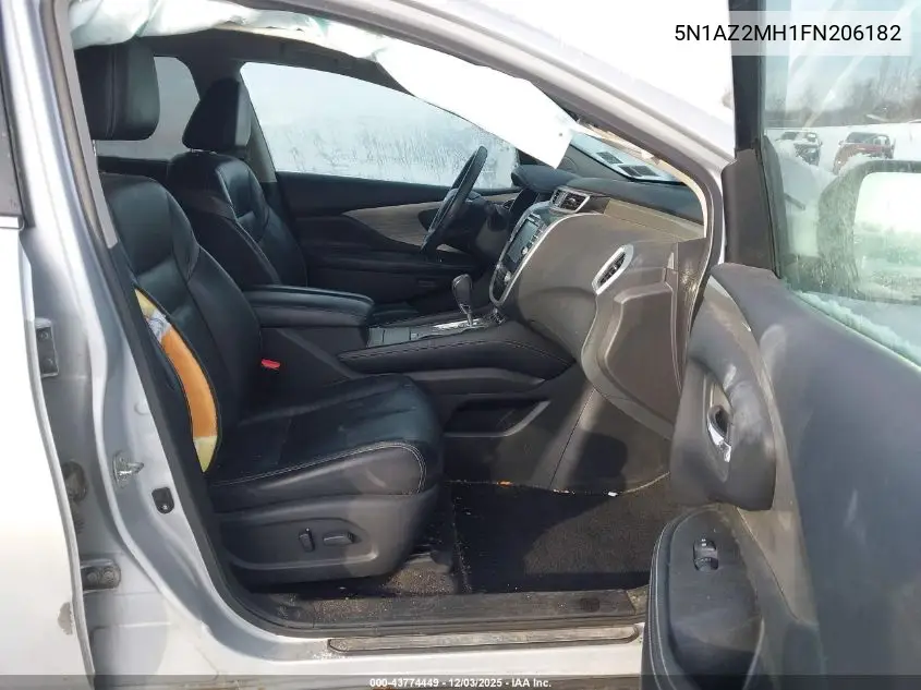 5N1AZ2MH1FN206182 2015 Nissan Murano Platinum