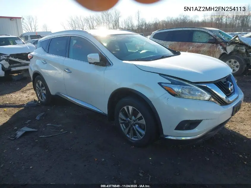 5N1AZ2MH2FN254113 2015 Nissan Murano Sl