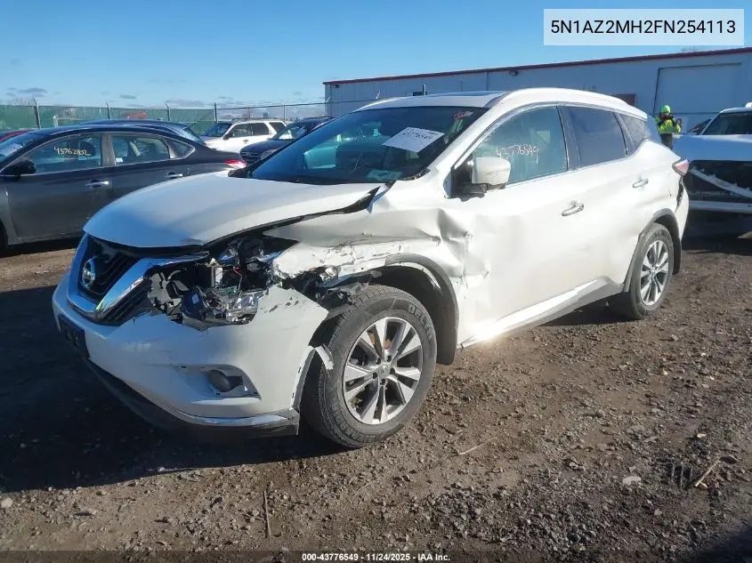 5N1AZ2MH2FN254113 2015 Nissan Murano Sl