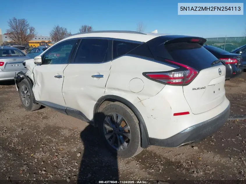 5N1AZ2MH2FN254113 2015 Nissan Murano Sl