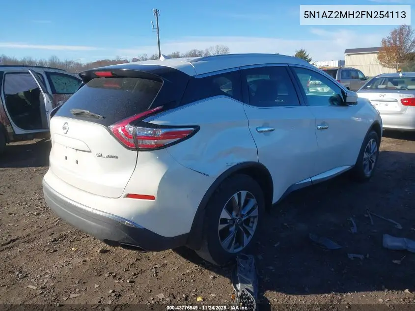 5N1AZ2MH2FN254113 2015 Nissan Murano Sl