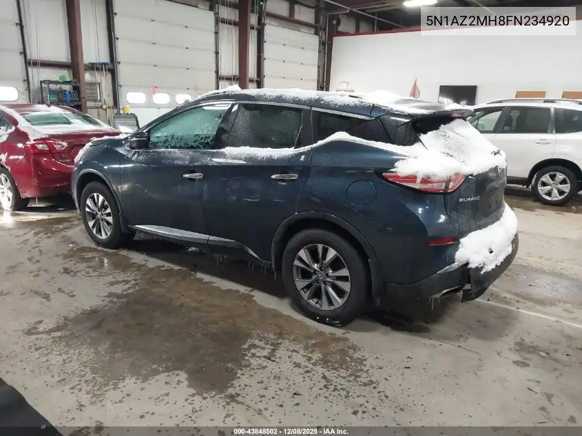5N1AZ2MH8FN234920 2015 Nissan Murano Platinum/S/Sl/Sv