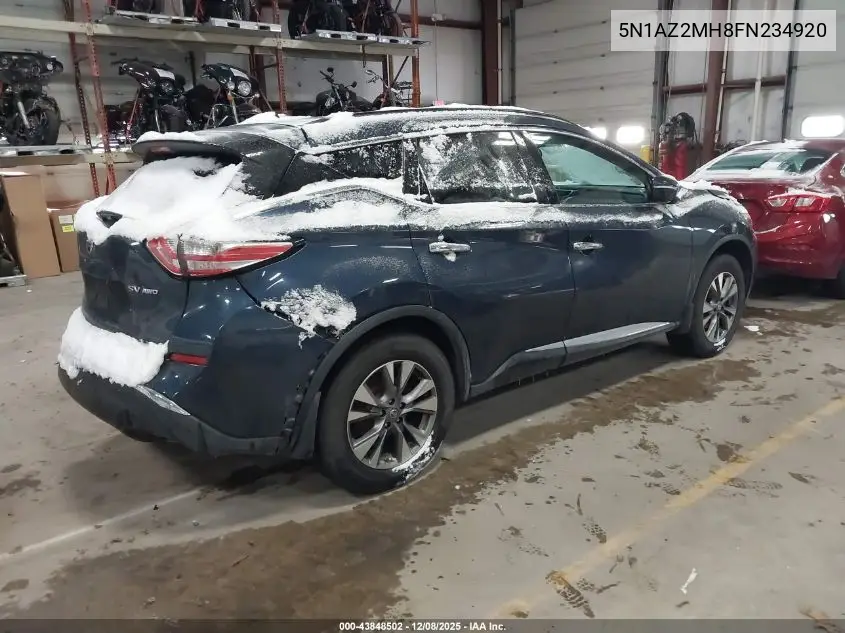 5N1AZ2MH8FN234920 2015 Nissan Murano Platinum/S/Sl/Sv
