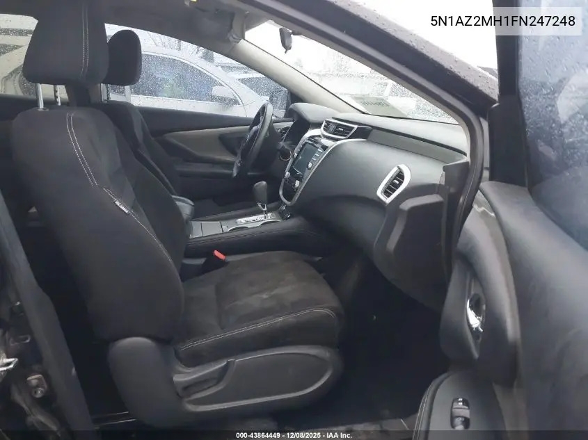 5N1AZ2MH1FN247248 2015 Nissan Murano S