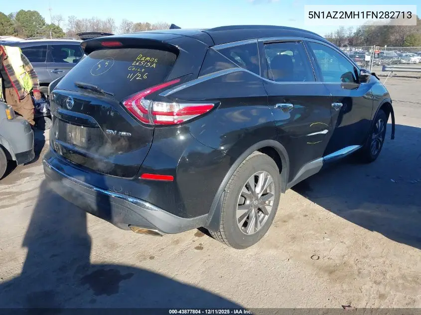 5N1AZ2MH1FN282713 2015 Nissan Murano Sv