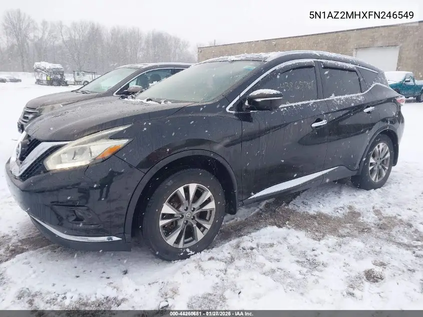 5N1AZ2MHXFN246549 2015 Nissan Murano Platinum/S/Sl/Sv