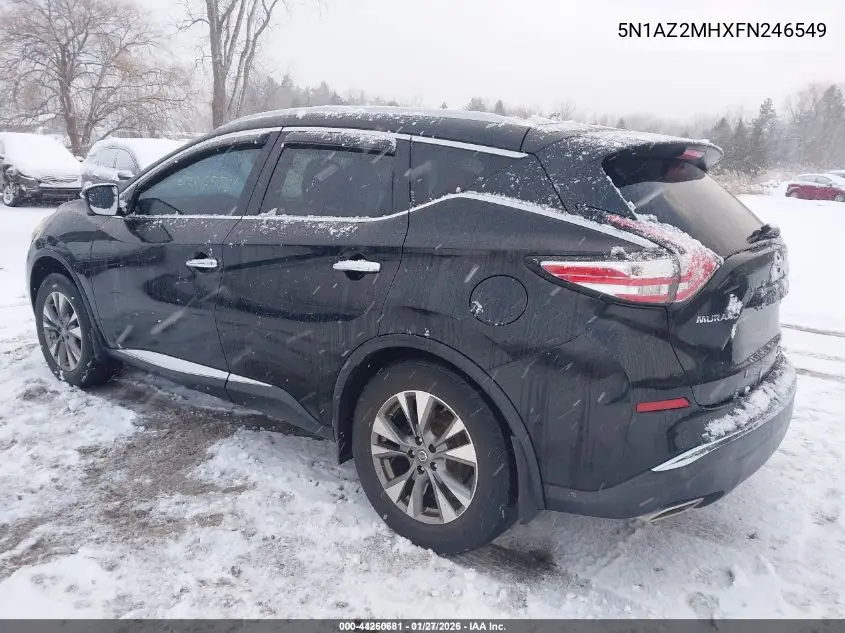 5N1AZ2MHXFN246549 2015 Nissan Murano Platinum/S/Sl/Sv