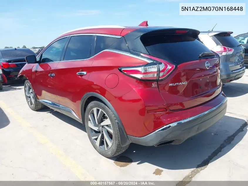 5N1AZ2MG7GN168448 2016 Nissan Murano Platinum