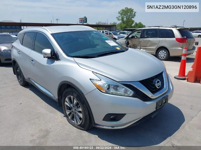 5N1AZ2MG3GN120896 2016 Nissan Murano Sl