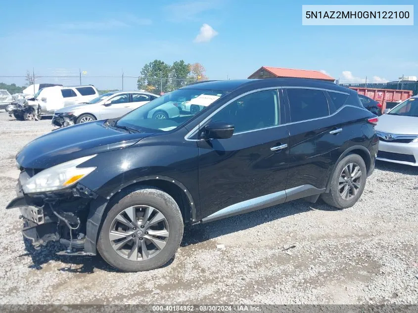 5N1AZ2MH0GN122100 2016 Nissan Murano