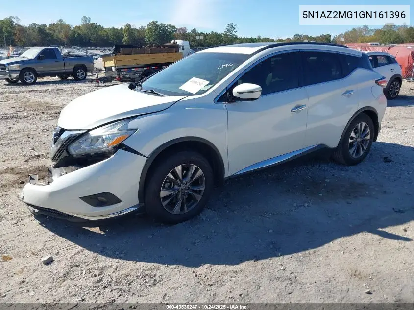 5N1AZ2MG1GN161396 2016 Nissan Murano Sv
