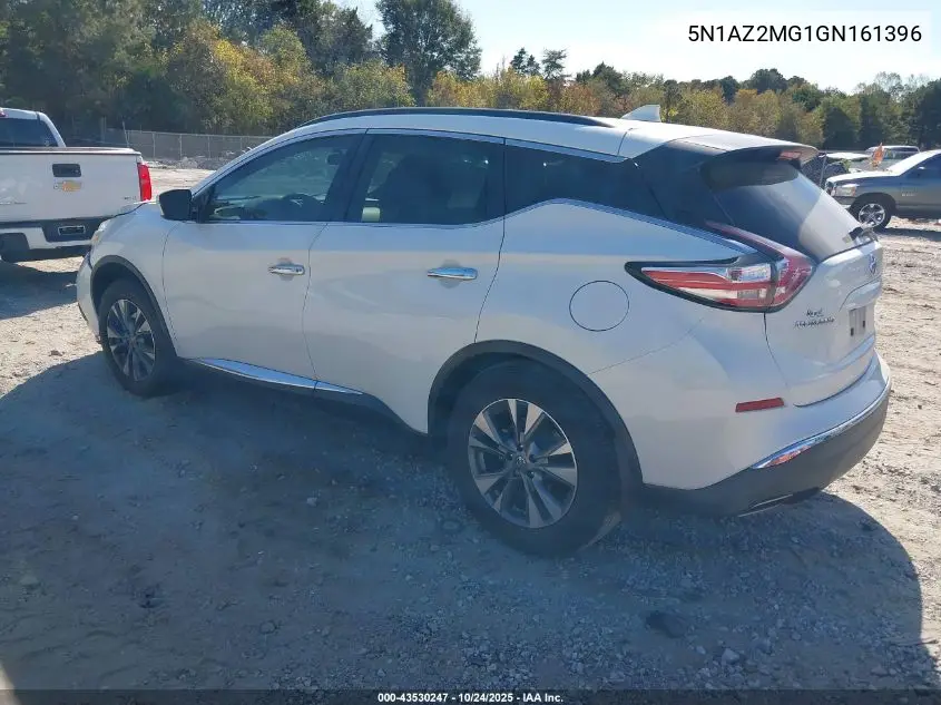 5N1AZ2MG1GN161396 2016 Nissan Murano Sv