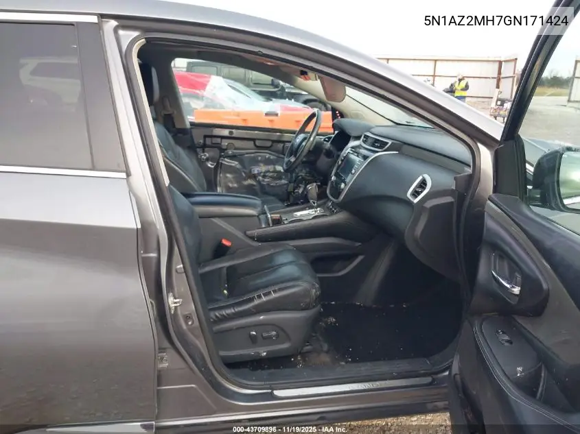 5N1AZ2MH7GN171424 2016 Nissan Murano Platinum