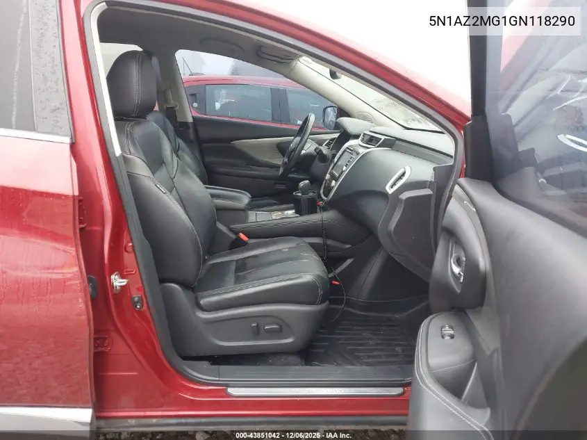 5N1AZ2MG1GN118290 2016 Nissan Murano Sl