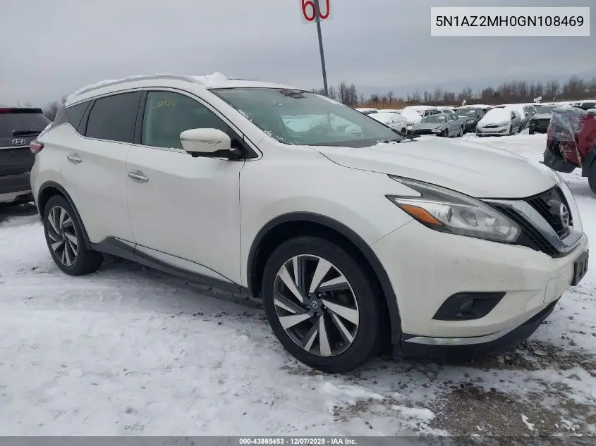 5N1AZ2MH0GN108469 2016 Nissan Murano Platinum