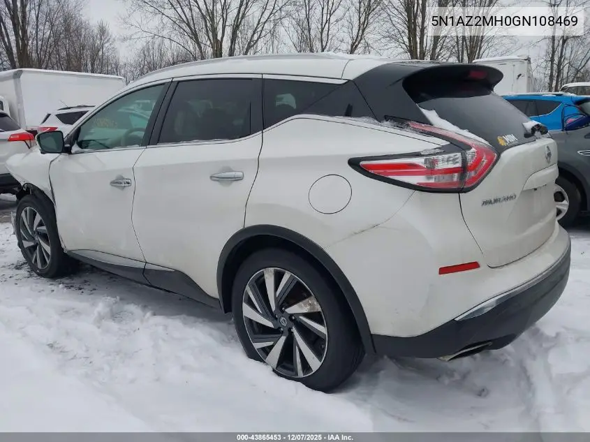 5N1AZ2MH0GN108469 2016 Nissan Murano Platinum