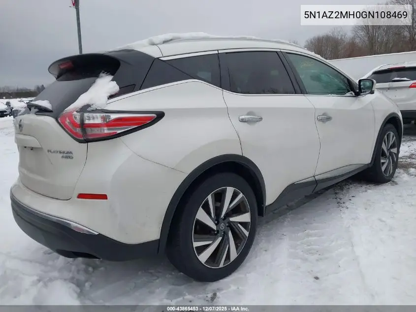 5N1AZ2MH0GN108469 2016 Nissan Murano Platinum
