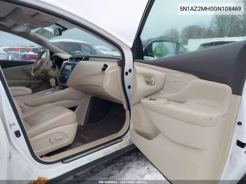 5N1AZ2MH0GN108469 2016 Nissan Murano Platinum