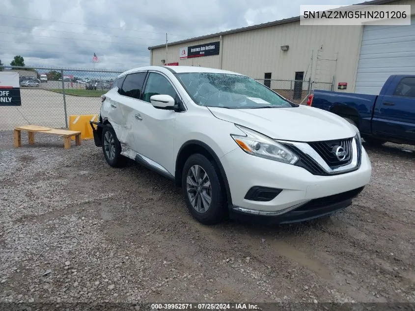 5N1AZ2MG5HN201206 2017 Nissan Murano S