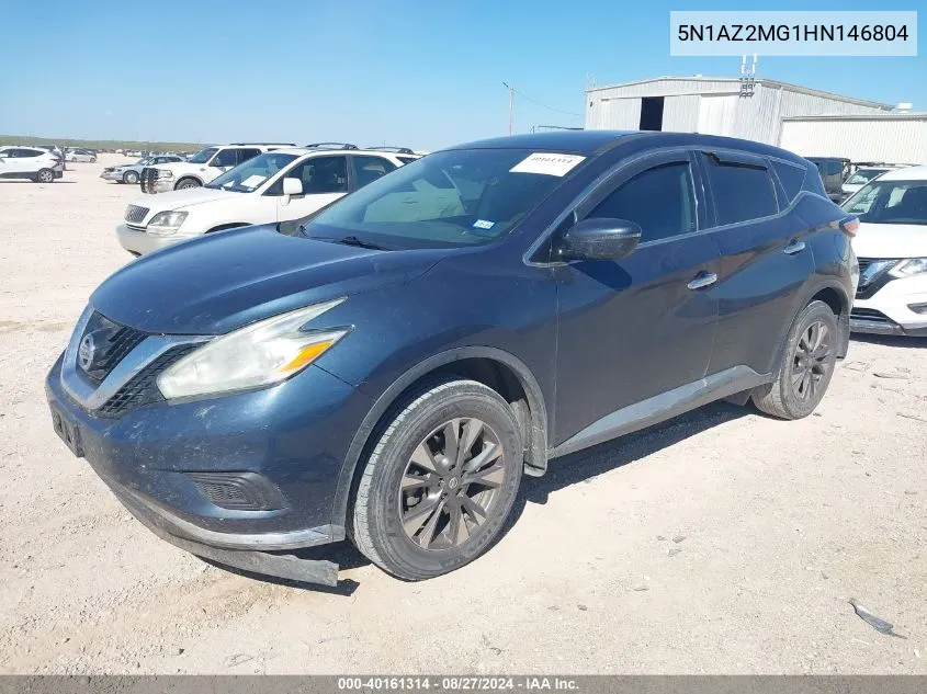 5N1AZ2MG1HN146804 2017 Nissan Murano S