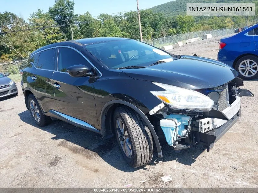 2017 Nissan Murano S VIN: 5N1AZ2MH9HN161561 Lot: 40263149