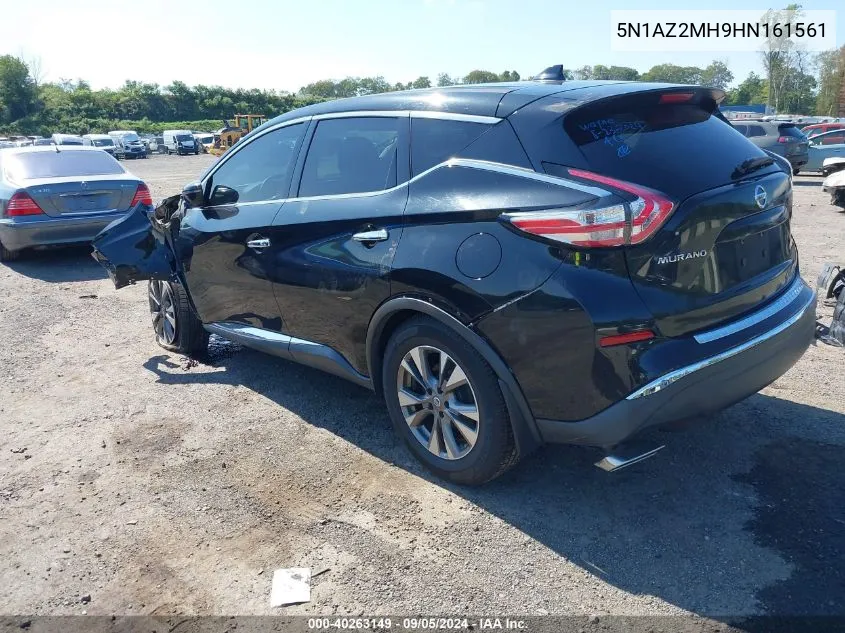 5N1AZ2MH9HN161561 2017 Nissan Murano S