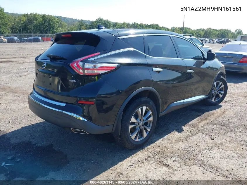 5N1AZ2MH9HN161561 2017 Nissan Murano S