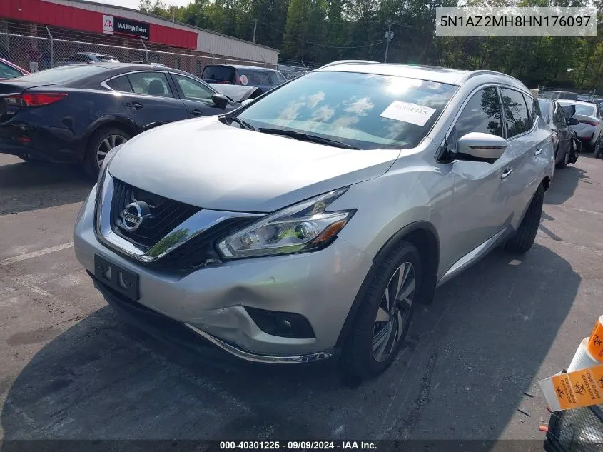 5N1AZ2MH8HN176097 2017 Nissan Murano Platinum