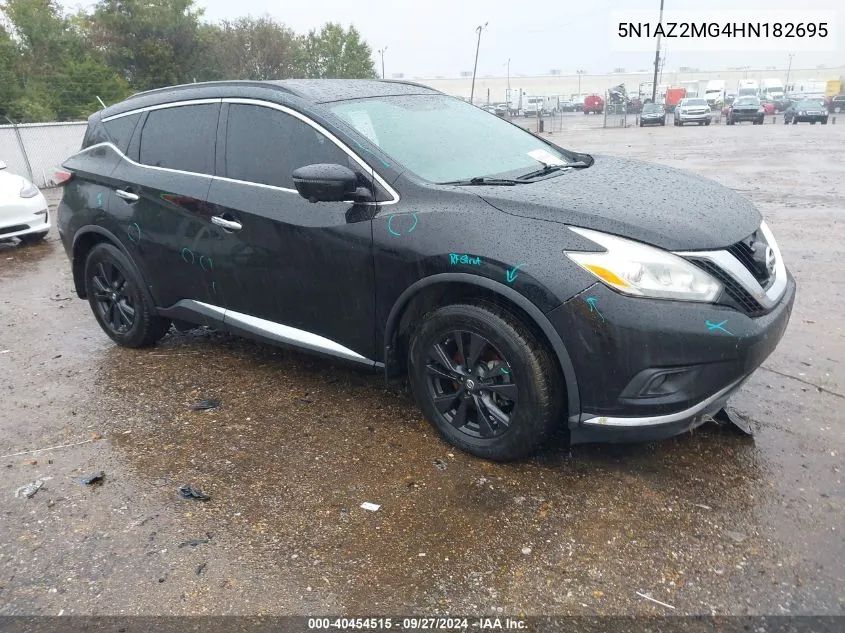 5N1AZ2MG4HN182695 2017 Nissan Murano Sv