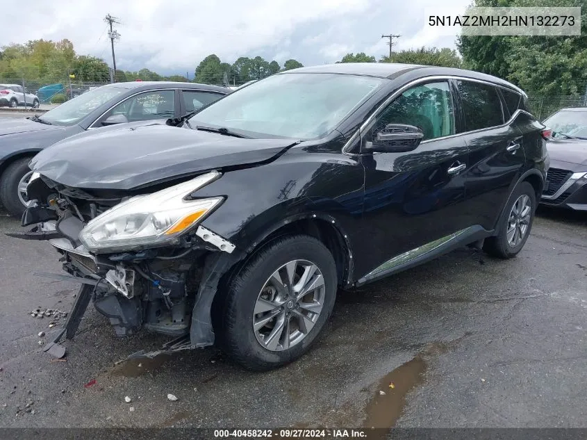 5N1AZ2MH2HN132273 2017 Nissan Murano S