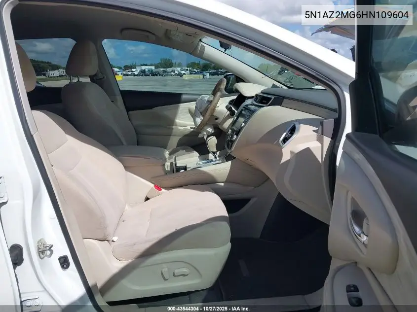 5N1AZ2MG6HN109604 2017 Nissan Murano Platinum/S/Sl/Sv
